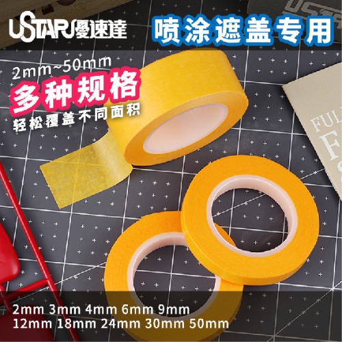 Yustar 90145) Plastic model masking tape collection (12/18/24/30mm)