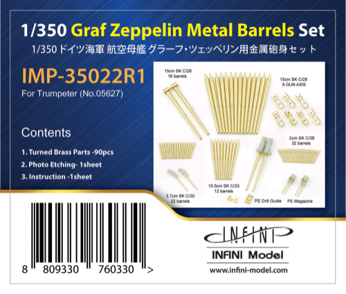 IMP-3522R1 DKM GRaf Zeppelin METAL BARRELS SET